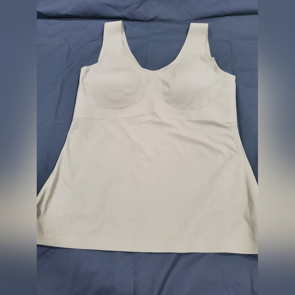Shape wear undershirt with built in bra